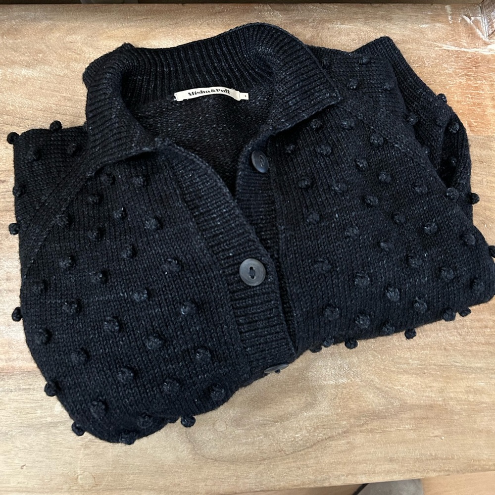 Misha and Puff size small carbon wool